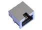 1734795 Single Port Low Profile Stacked RJ45 Connector THT Without LED LPJE841DNL