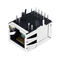 JXD0-0025NL Compatible LINK-PP Cat5e RJ45 Connector 1000 Base-T 1 Port Tab Down Green/Yellow Led