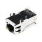 2.5G Base-T Magnetic Rj45 Connector 0826-1X1T-KH-F Tab Up Single Port With Leds