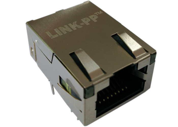 فوق العاده کم مشخصات Rj45 اتصال L8AL-1X1T-32A Gigabit Magjack Tab-up Shield