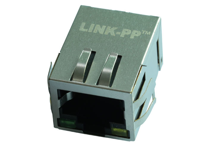 ARJM11A1-805-AB-CW4 2.5G Base - T تک پورت RJ45 جک اترنت با LEDs 8 پین