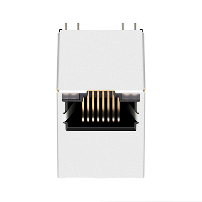 جک Rj45 عمودی LINK-PP 10G سازگار با G55-122N-155 Belfuse با GY/GY LED