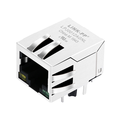 جک تک پورت LPJ0012AGNL 10/100Base-T RJ45 با LED