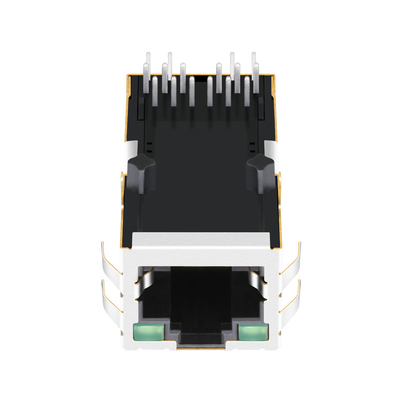 1840744-7 جک مغناطیسی RJ45 1000BASE-T Tab Up G/G LEDs