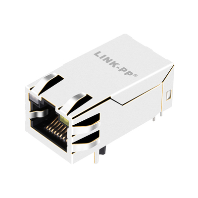 2250506-1 RJ45 MagJack PoE 1000BASE-T Tab Up GO/Y LEDs