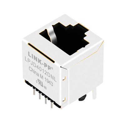 JXD2-0Z14NL جک مغناطیسی عمودی RJ45 ورودی صنعتی بالا تک پورت LPJD4012DNL