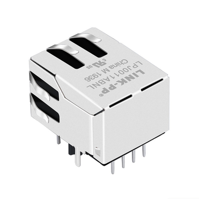 اتصال مغناطیسی با سرعت بالا Rj45 ماژولار J00-0065NL با LED