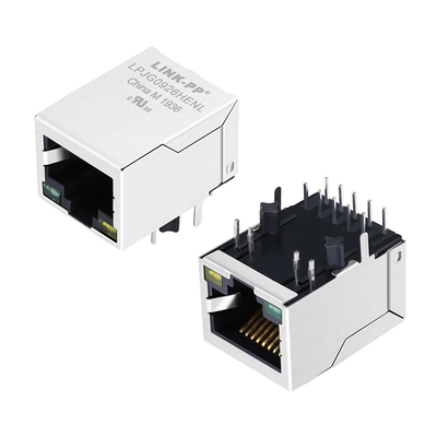 1x1 پورت 1000Mbps POE + RJ45 جک مدولار با ترانسفورماتور LPJG0926HENL