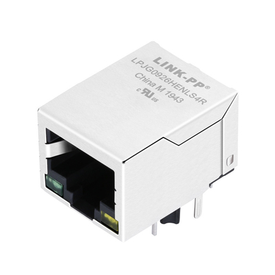 LPJG0926HENLS4R PoE+ RJ45 کانکتور با جریان مجدد از طریق سوراخ