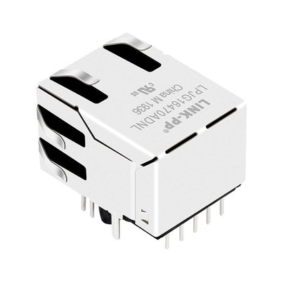 JXD1-0001NL |  LPJG16470ADNL Magnetic RJ45 Jack Gig_Ethernet Connectivity
