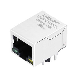LPJG0801BBNL کوون Rj-45، سپر از طریق سوراخ W / LEDs و مغناطیسی، گیگابیت 1: 1، RoHs