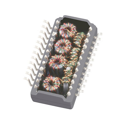 M3295NL / QT24A01 Gigabit Ethernet Transformer 24 پین 1X1 پورت با PoE LP82440ANL