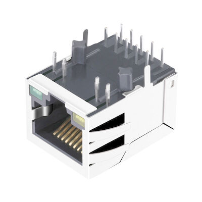 کانکتور HR861153C 10/100 Base-T تک پورت RJ45 با پل یکسو کننده LPJ0284GDNL