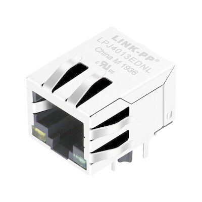 RJLBC-060TC1 RJ45 Modular Jack 10/100 BASE-TX فیلتر LED مجتمع شده است