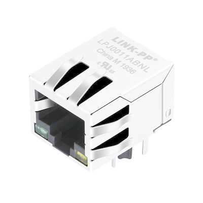 HFJ11-2450E-LS12RL RJ45 مدولار جک 10 / 100Base-T LPJ0011ABNL سوئیچ شبکه