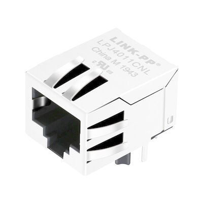 HFJ11-E2450E-RL مغناطیسی RJ45 Jack10 / 100Base-T LPJ4011CNL توسعه دهنده شبکه