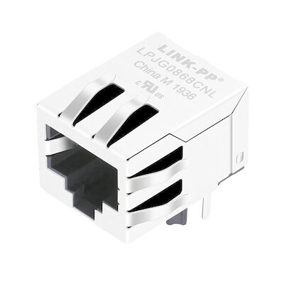 5-6605433-8 RJ45 مدولار جک خنک کننده Decouping با Leds LPJG0806GENL