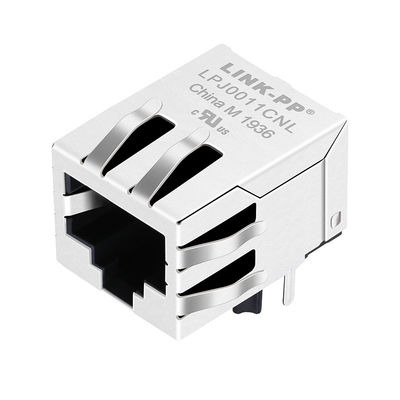 RB1-105B8K1A مغناطیسی RJ45 جک 10 / 100Base-T ضبط کردن PCB جک