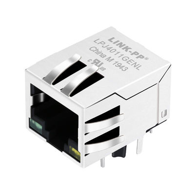 J00-0076 RJ45 Modular Jack Integrated 10 / 100Base-T LPJ4011GENL IP PBX