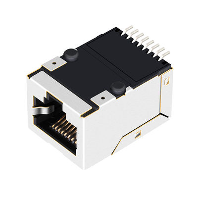 J0C-0005NLT مونتاژ سطح Rj45 اتصال دهنده 1x1 10 / 100Base-TX مغناطیسی