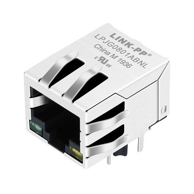 KLA1T109-43 LF مغناطیسی RJ45 جک، مطابقت ATMEGA88PV-10MUR برای سوئیچ گیگابیت