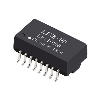 H1102HL |  ترانسفورماتور مغناطیسی اترنت LP1102NL صوتی و سیگنال 10 / 100Mbps