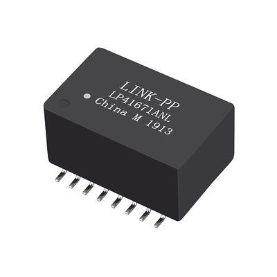 XFATM9ULR1 ولتاژ بالا 4800V PoE + ایزوله شبکه ترانسفورماتور مخابراتی مغناطیسی LP41671ANL-6