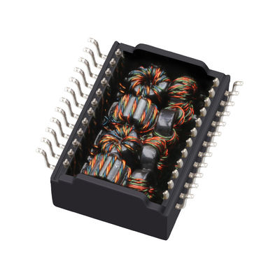 L22T003-3 گیگابیت اترنت مخابرات ترانسفورماتور POE / POE + 802.3af مغناطیسی شبکه LP6096ANL