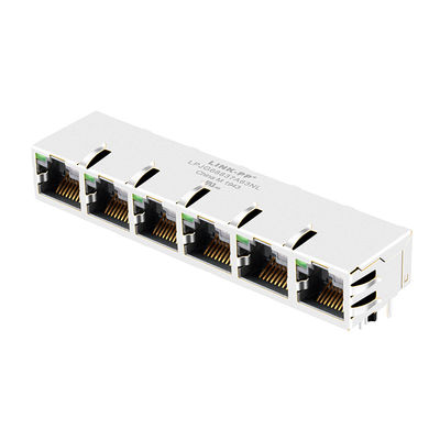 JG0-0070NL گیگابیت شبکه 1x6 پورت ثبت شده جک اینترنت RJ45 اتصالات اترنت
