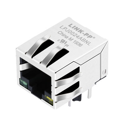 LPJ0024ABNL تک پورت 10/100 Base-T RJ45 اتصال سوکت اتصال زن J0024D21B