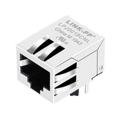J0018D21NL RJ45 با مگنتیت مجتمع 10/100 پایه - TX PCB جک LPJ0018CNL