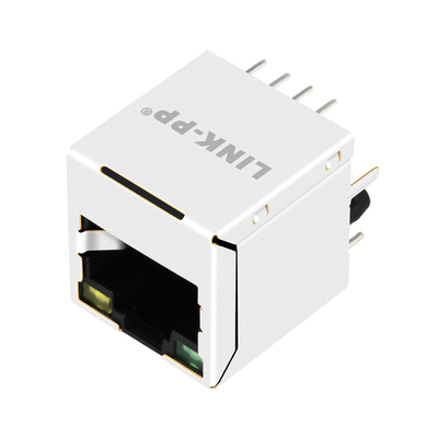 کانکتور جک مغناطیسی RJ45 1000 Base-T 1X1 درگاه عمودی V8BR-1AX1-GH