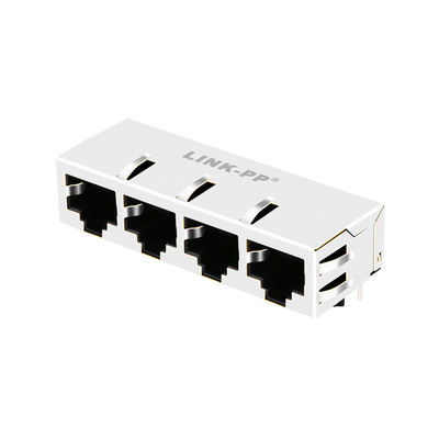 جک مغناطیسی 1x4 JT8-4000HL 10G Base-T RJ45 13P8C بدون LED