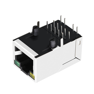 HR851113AE سازگار LPJ6049BGNL 1 پورت RJ45 شبکه جک 100 Base-T Tab Up