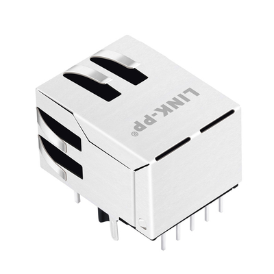 L836-121T-KD 2.5G Base-T Tab Down نمایه پایین رابط زن Rj45 Magjack با Gy/G LED