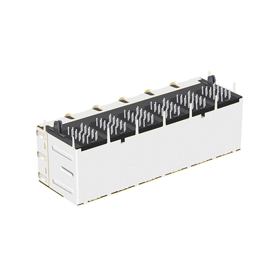 جک های مغناطیسی JT5-2610CNL 10G Base-T 2x6 پورت RJ45 SIDE ENTRY 12PIN با LED