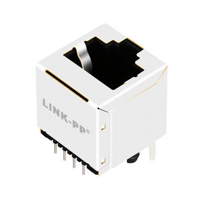 JXD2-9001NL 100BASE-T 1X1 PORT عمودی جک RJ45 8PIN TOP ENTRY NO LED