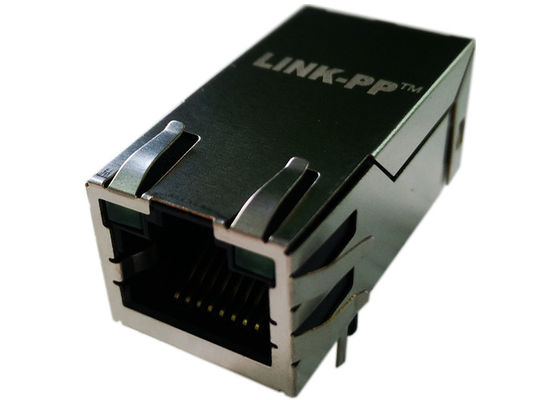 HY911180AE مغناطیسی RJ45 جک اترنت 10/100/1000 اتصالات لن